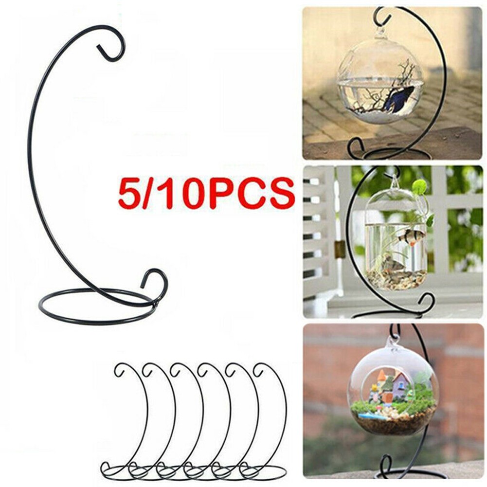 Smart Home Decor - 5/10pc Iron Hanging Stand Christmas Bauble