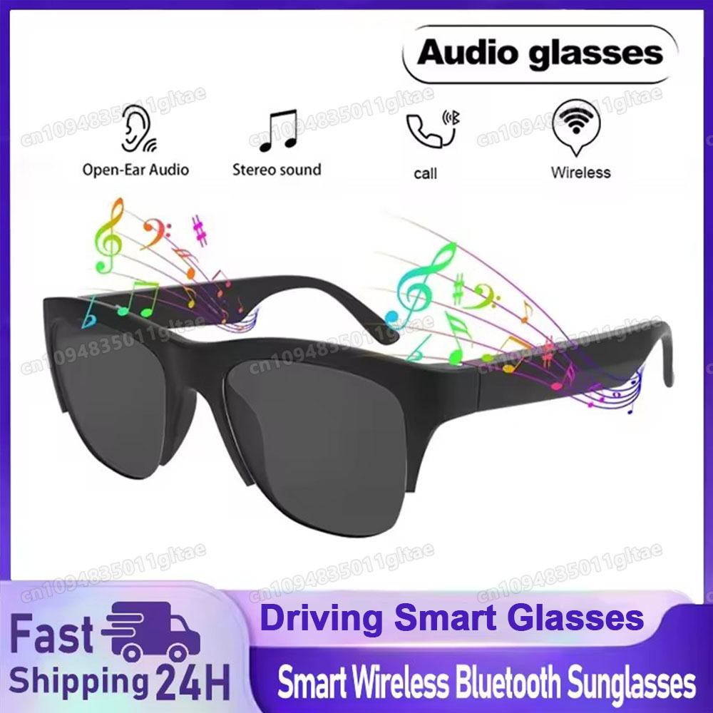 Smart Home Outdoor Camera - Smart Bluetooth V5.3 Sunglasses Glasses Call