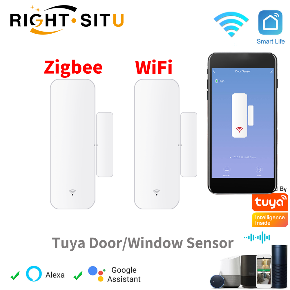 Smart Home Tuya - Tuya WiFi Zigbee Door Window Sensor