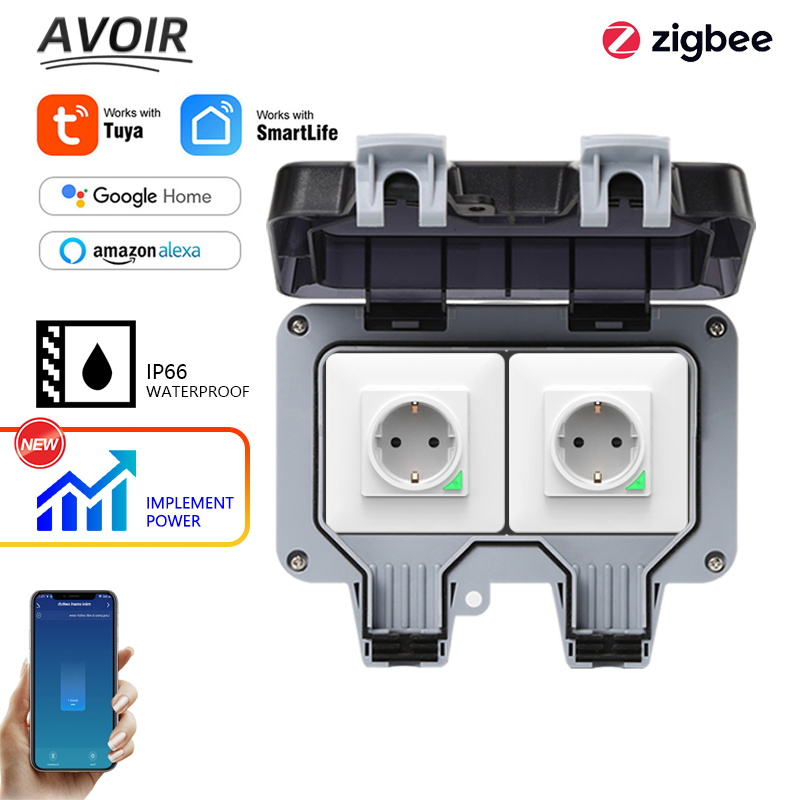 Smart Home Elements - Avoir Tuya Zigbee Điện Ổ Cắm