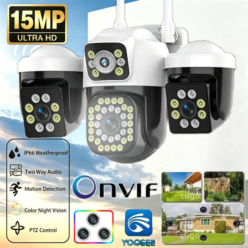 Smart Home Os - 15MP Triple Lenses Triple Screens PTZ