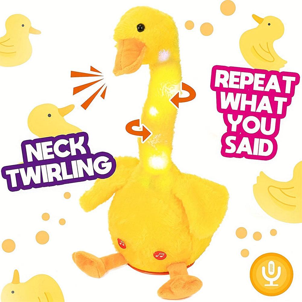 Smart Home Decor - Dancing Duck Plush Toy Electronic Shake