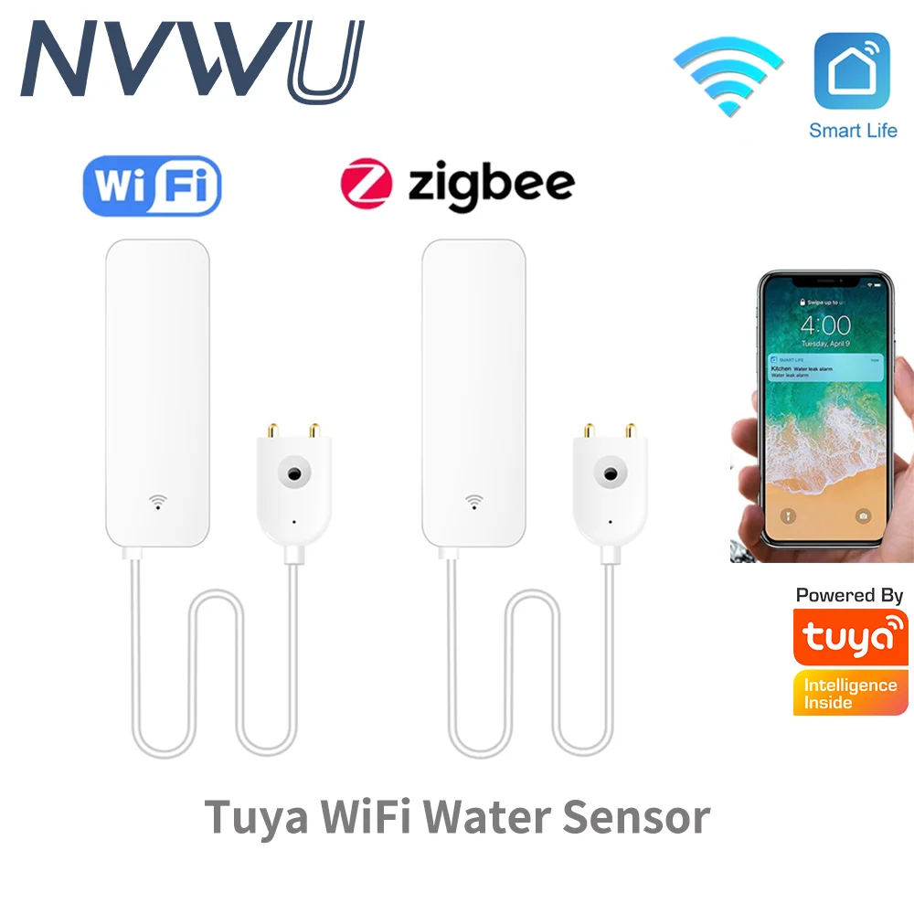 Smart Home Or Smart Home - Tuya WiFi Zigbee Smart Water Sensor