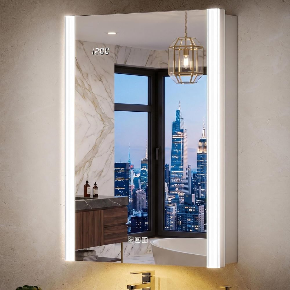 20x32 Lighted Medicine Cabinet - đánh giá và giá Smart Home Or Smart Home