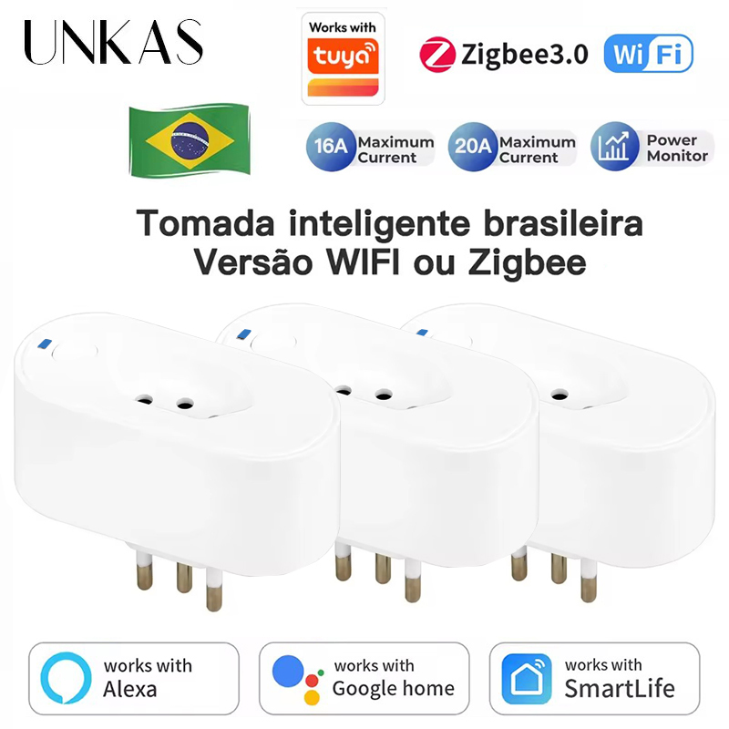 UNKAS Works with Tuya Brazil P - đánh giá và giá Smart Home Or Smart Home