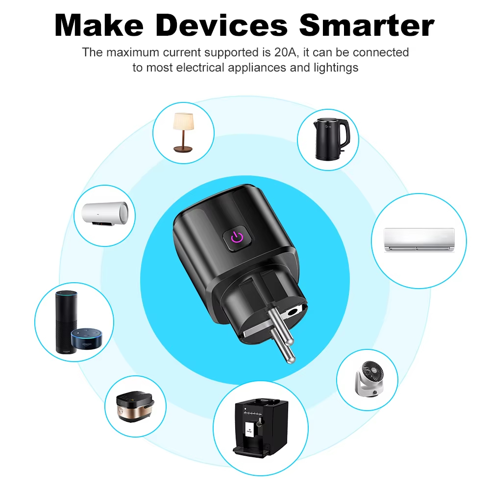 Smart Plug Smart Socket EU 20A - đánh giá và giá Smart Home Elements