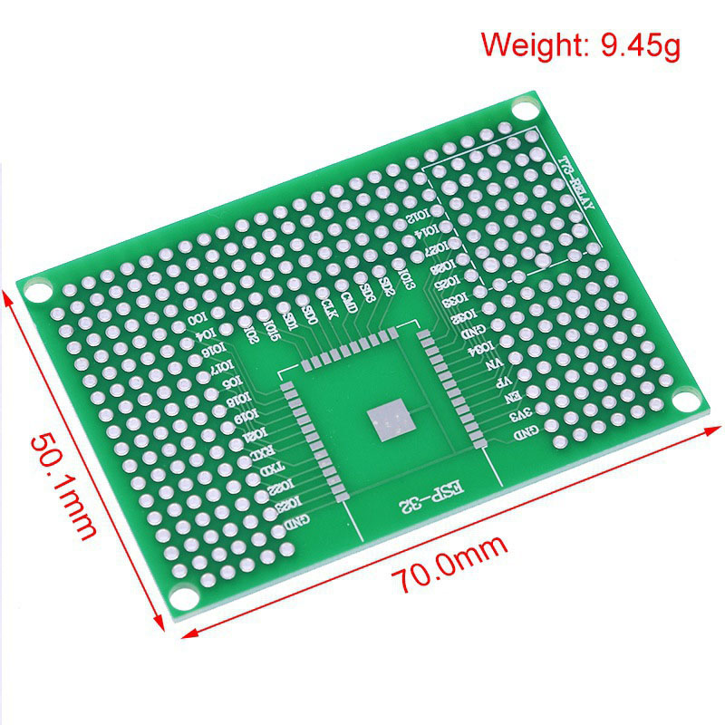 2~100Pcs 5X7 Double Sided Tin  - đánh giá và giá Smart Home Esp8266