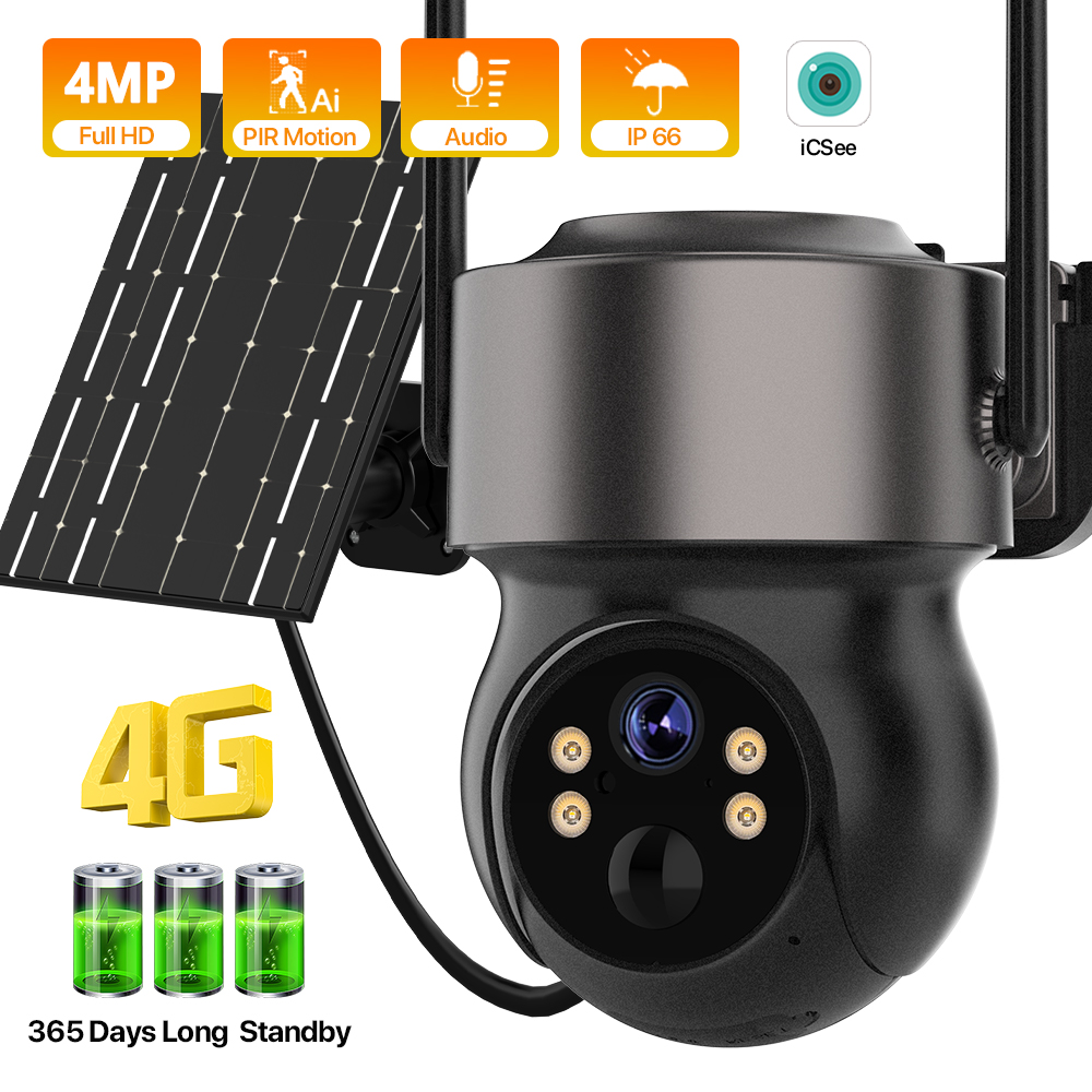 4MP 4G SIM Solar Battery Power - đánh giá và giá Smart Home Cctv