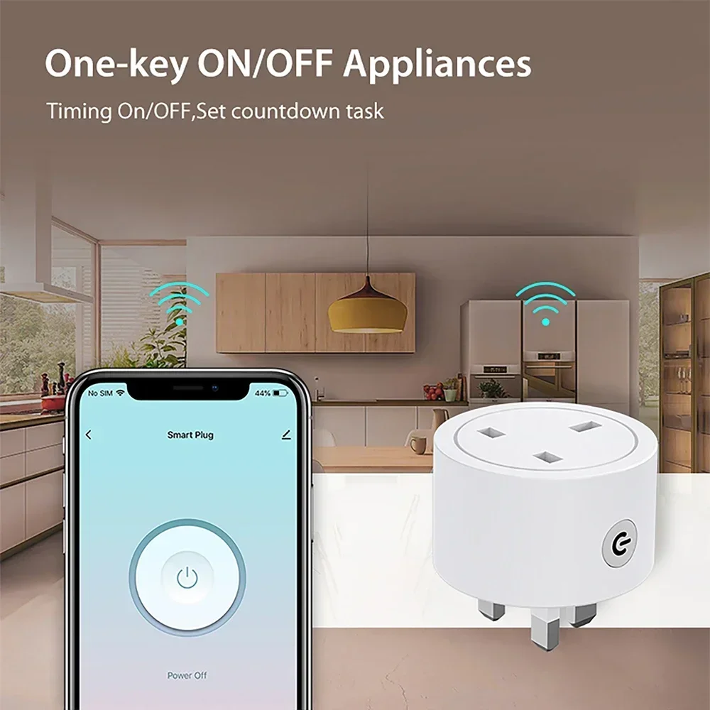 Zigbee Smart Plug 16A UK Socke - đánh giá và giá Smart Home Tuya