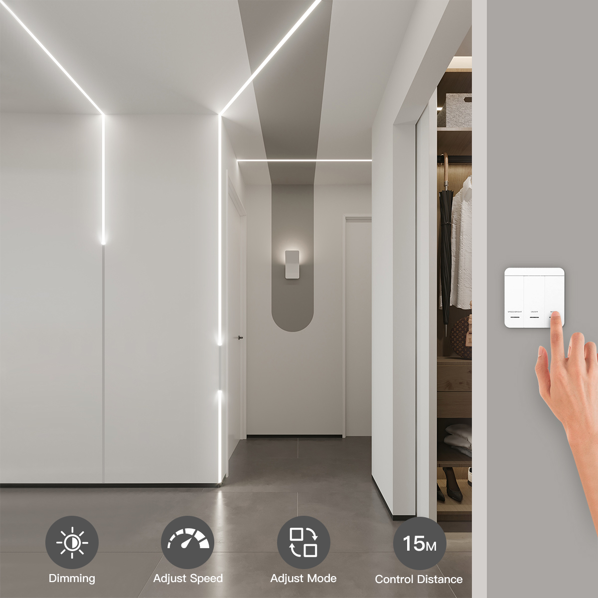 Smart Addressable1-4pcs LED St - đánh giá và giá Smart Home Decor
