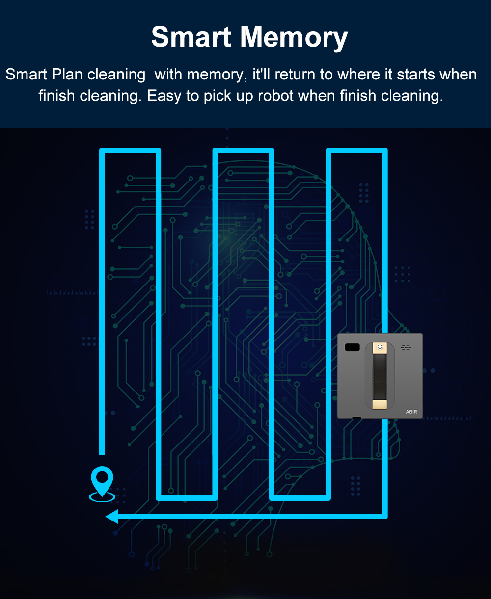 ABIR WD8 Smart Home Cleaning A - đánh giá và giá Homesmart Online