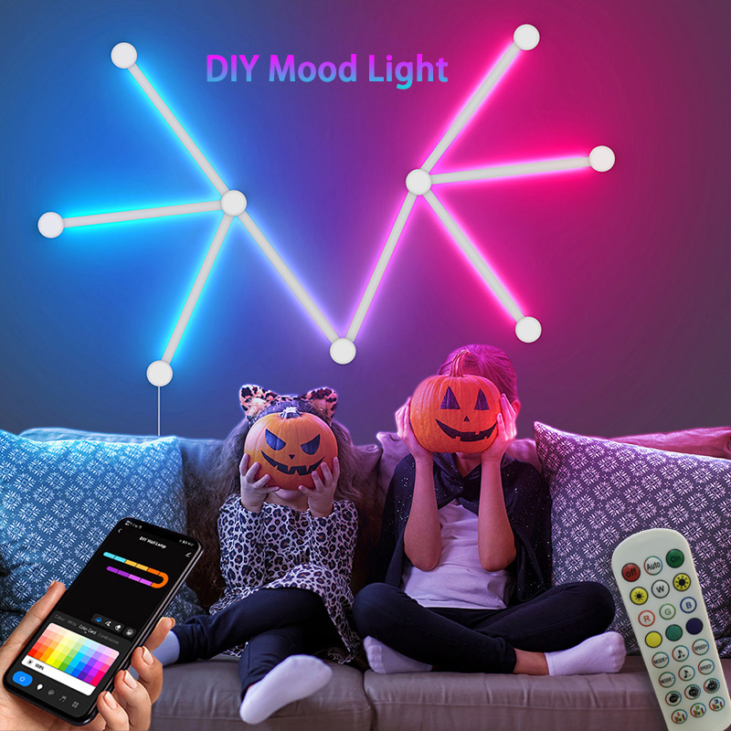 Smart RGB Wall Lamp, Bluetooth - đánh giá và giá Smart Home Decor