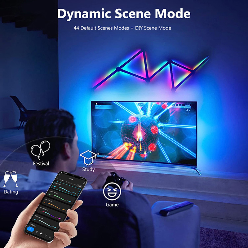 Smart RGB Wall Lamp, Bluetooth - đánh giá và giá Smart Home Decor