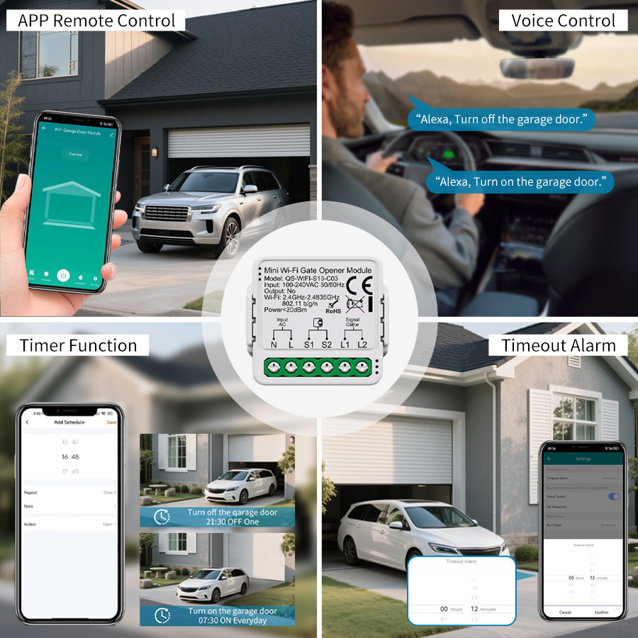 Tuya Smart WiFi or Zigbee Gara - đánh giá và giá Smart Home Or Smart Home