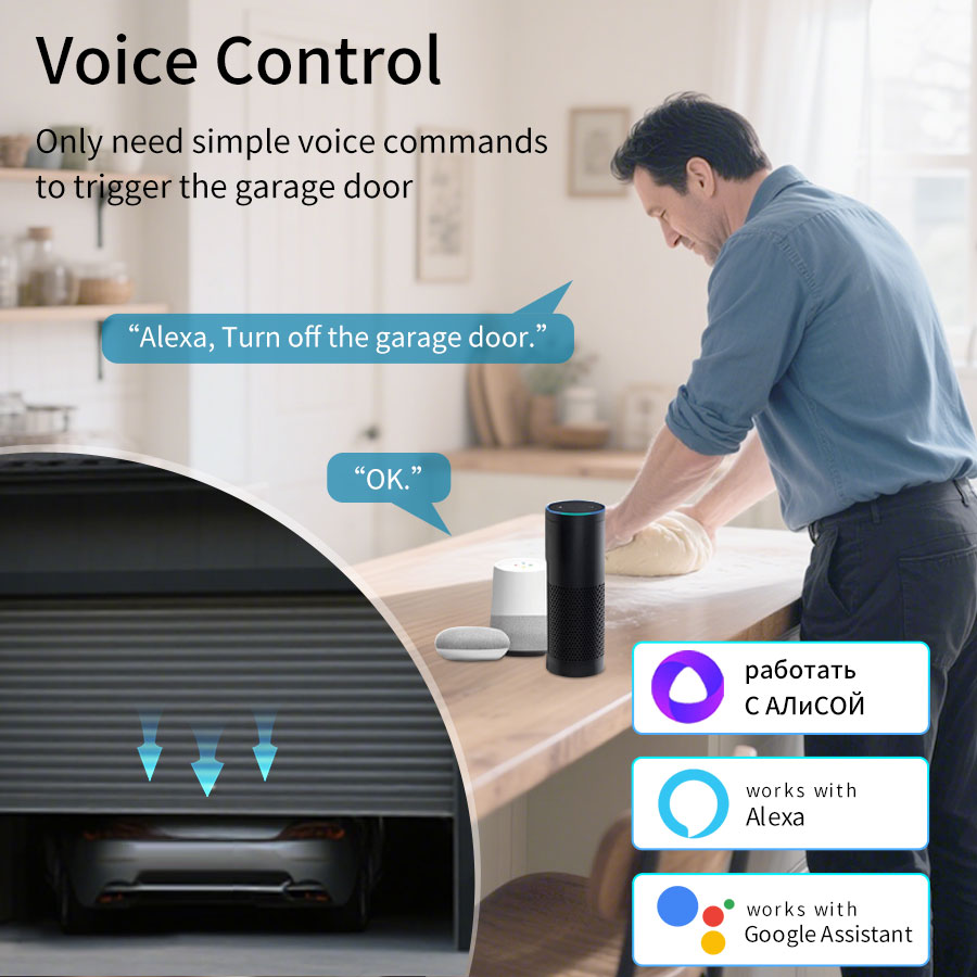 Tuya Smart WiFi or Zigbee Gara - đánh giá và giá Smart Home Or Smart Home