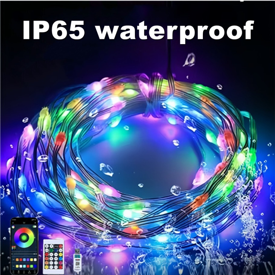 WS2812B LED Light String Smart - đánh giá và giá Smart Home Decor