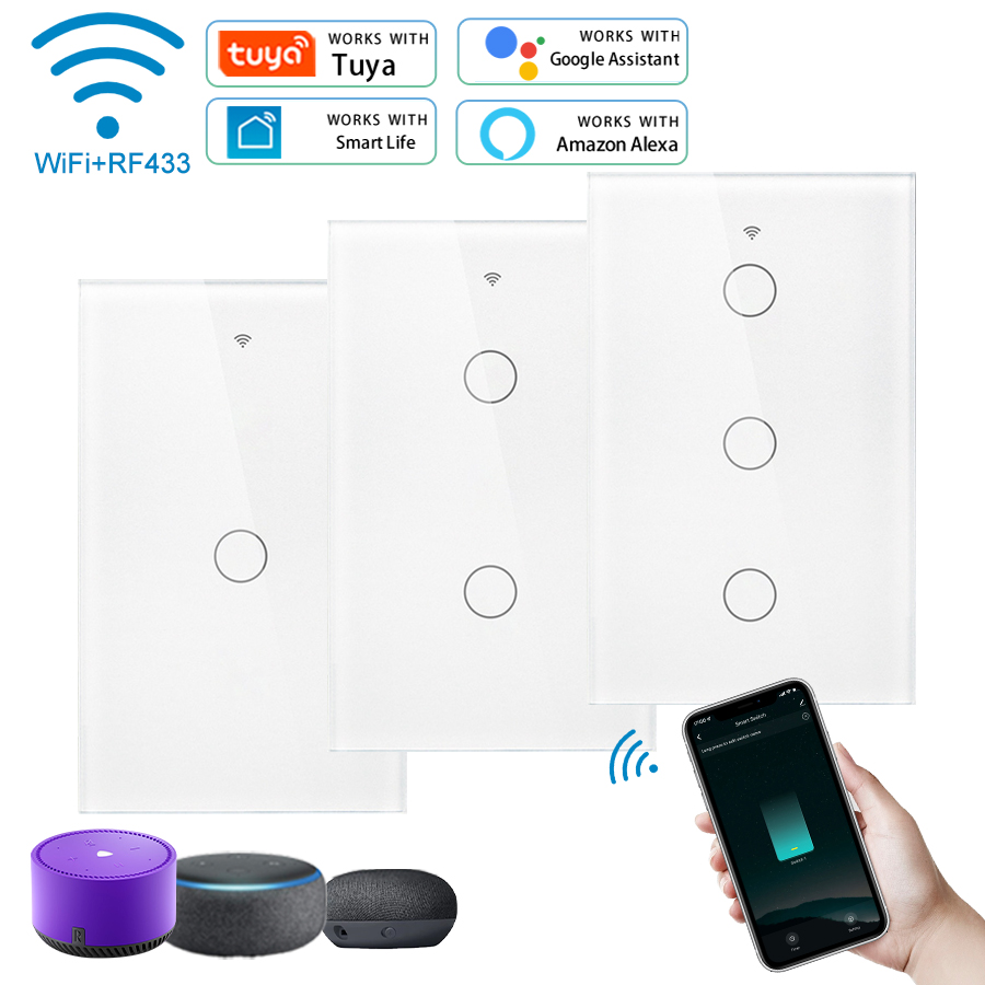 Tuya WiFi Touch Wall Smart Swi - đánh giá và giá Homesmart Online