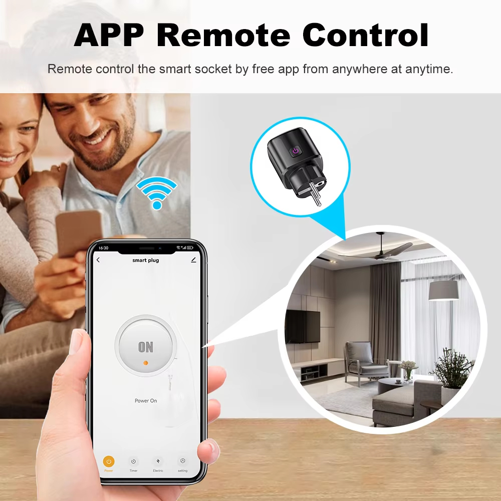 20A AC100-240V Wifi Smart Plug - đánh giá và giá Smart Home Elements