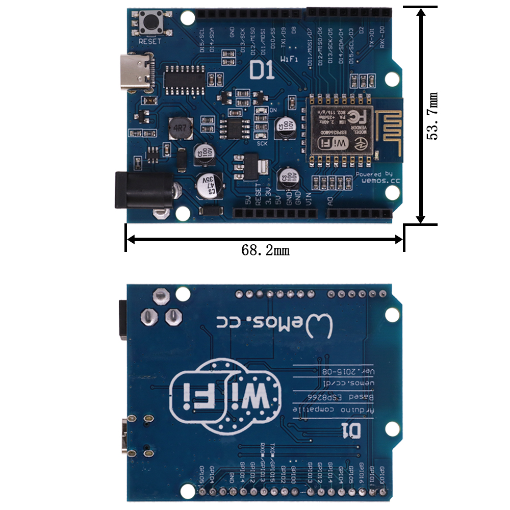 ESP-12E WeMos D1 R2 UNO R3 CH3 - đánh giá và giá Smart Home Esp8266