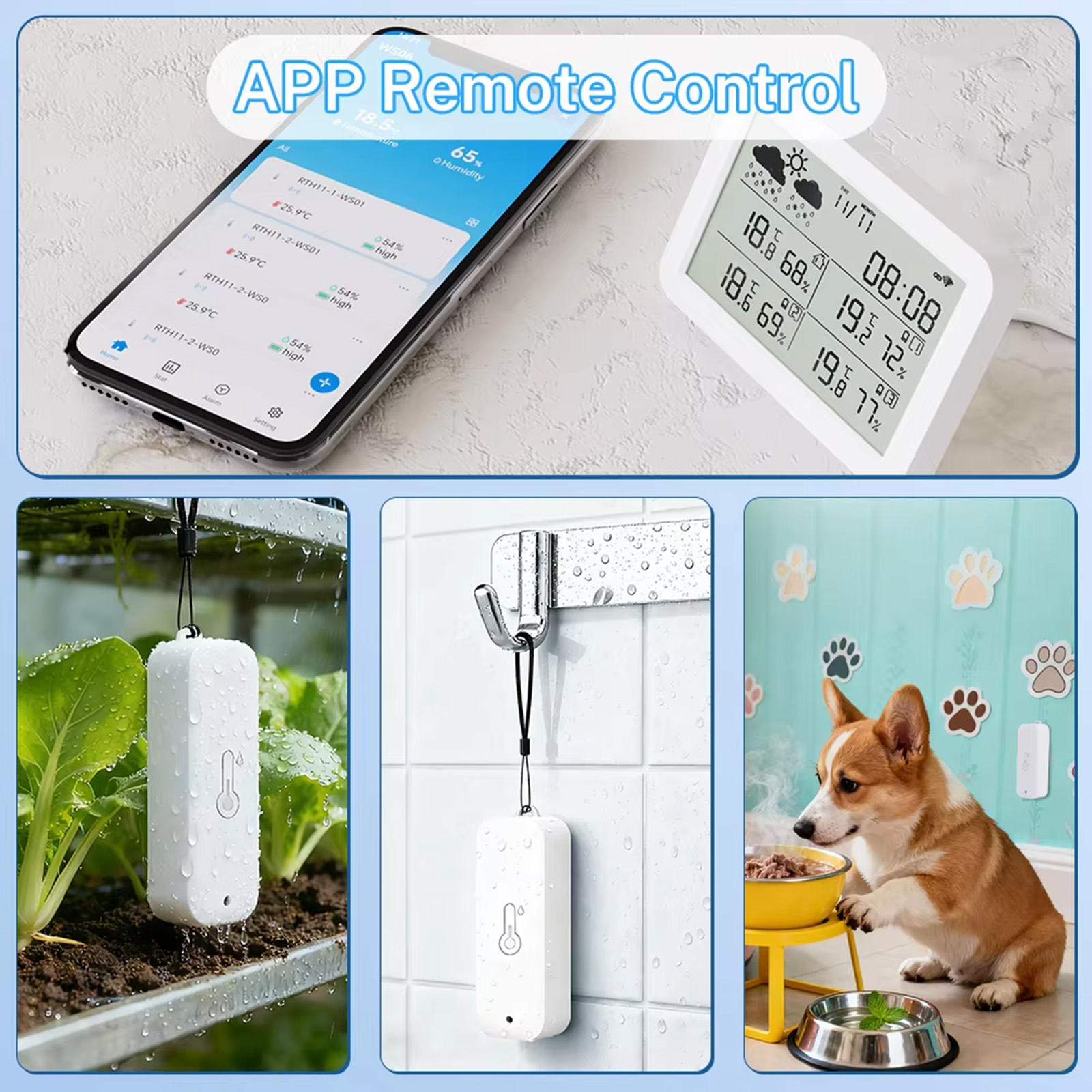 Tuya WiFi+RF433 Weather Statio - đánh giá và giá Smart Home Elements