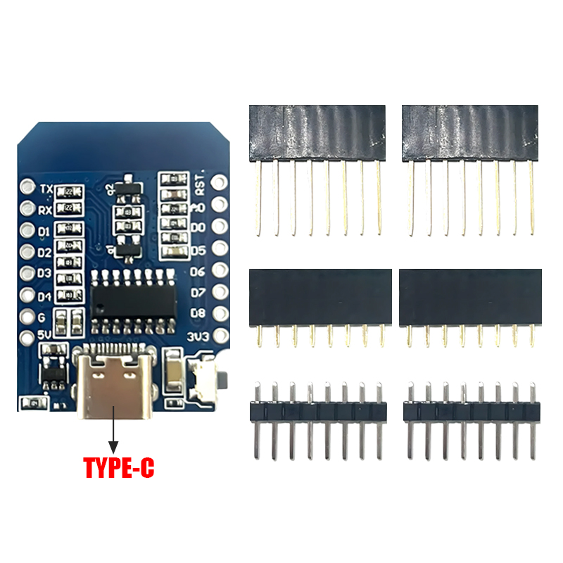 XCW WeMos D1 Mini TYPE-C/Micro - đánh giá và giá Smart Home Esp8266