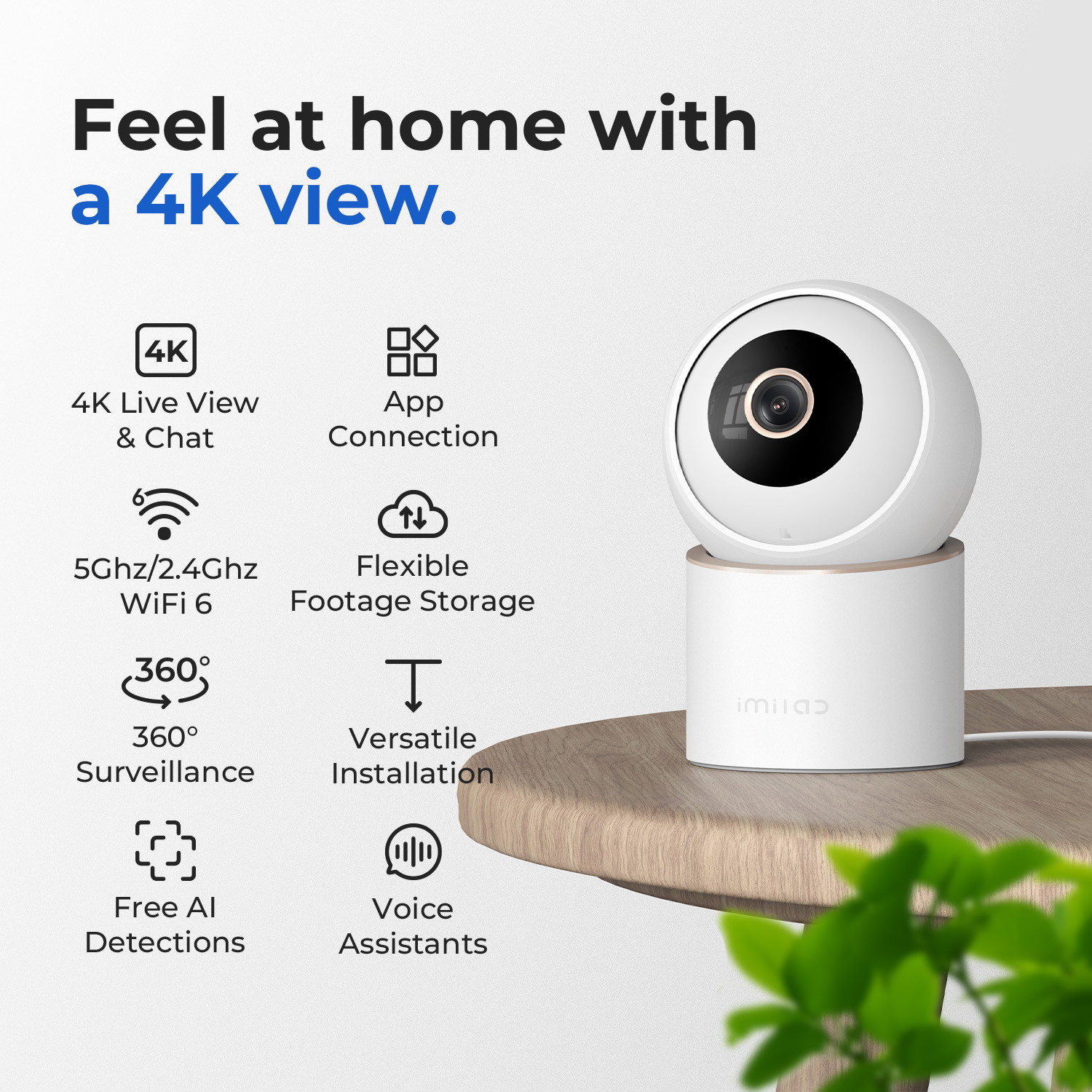 IMILAB C40 8MP Smart Camera 5G - đánh giá và giá Smart Home Os