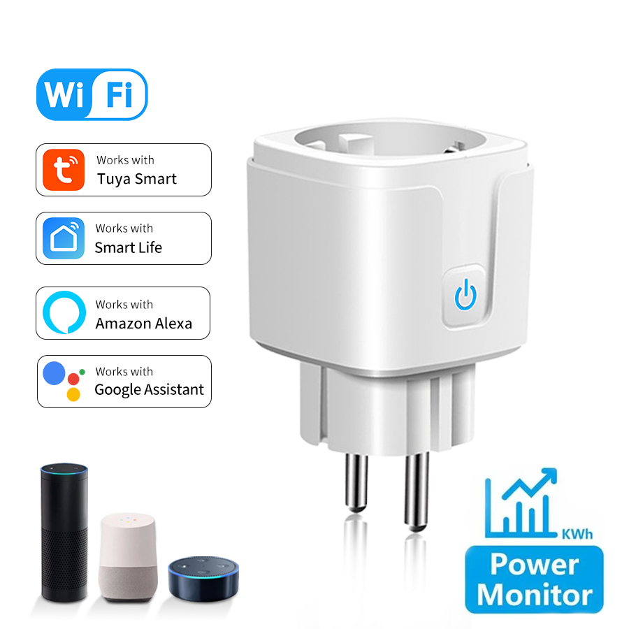 Tuya Smart Socket EU 16A AC100 - đánh giá và giá Smart Home Elements