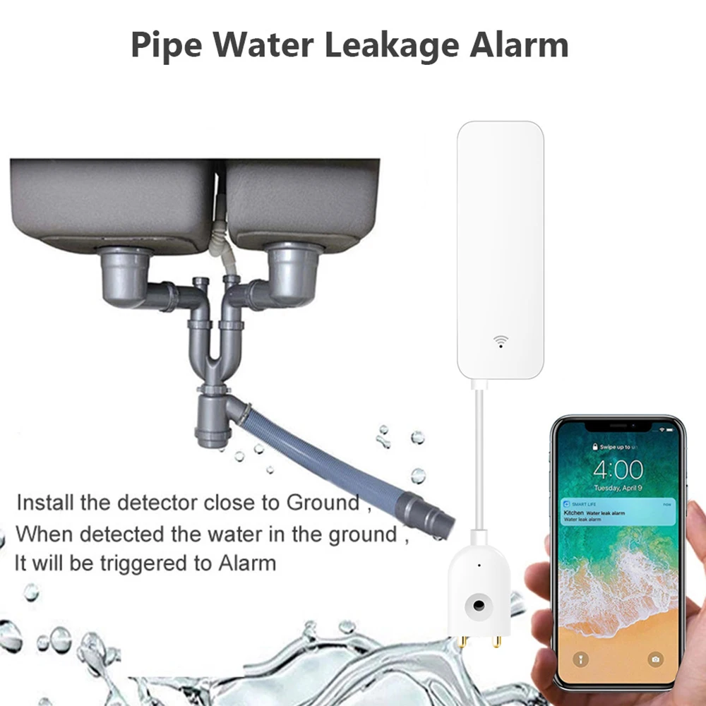Tuya WiFi Zigbee Smart Water S - đánh giá và giá Smart Home Or Smart Home