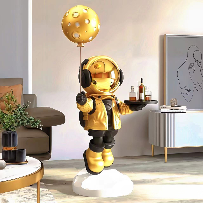 Large Creative Astronaut Floor - đánh giá và giá Smart Home Decor